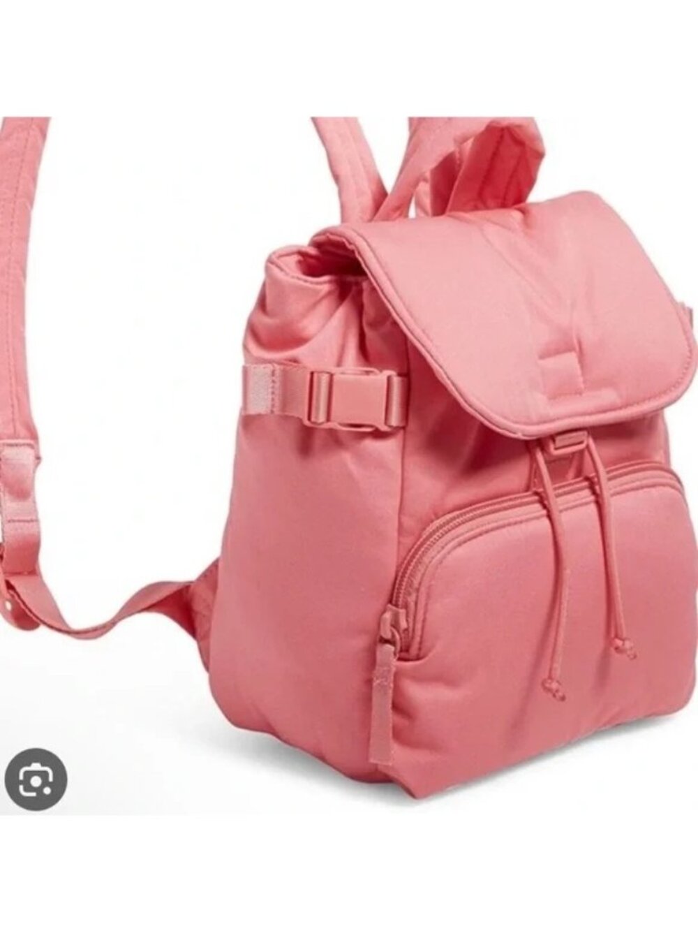 Vera Bradley Utility Backpack in Rouge Rose New with tag - Picture 2 of 4